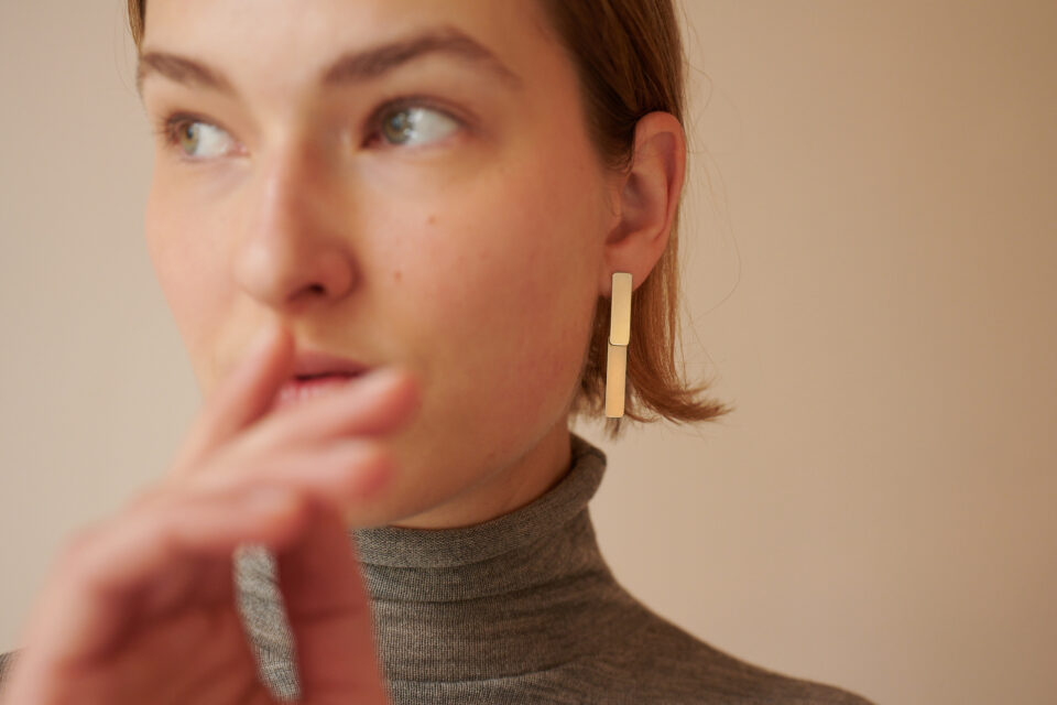 Aria Earrings Twist Long