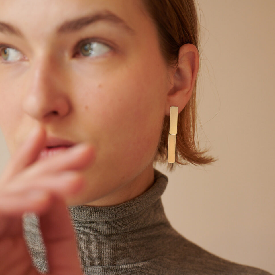 Aria Earrings Twist Long